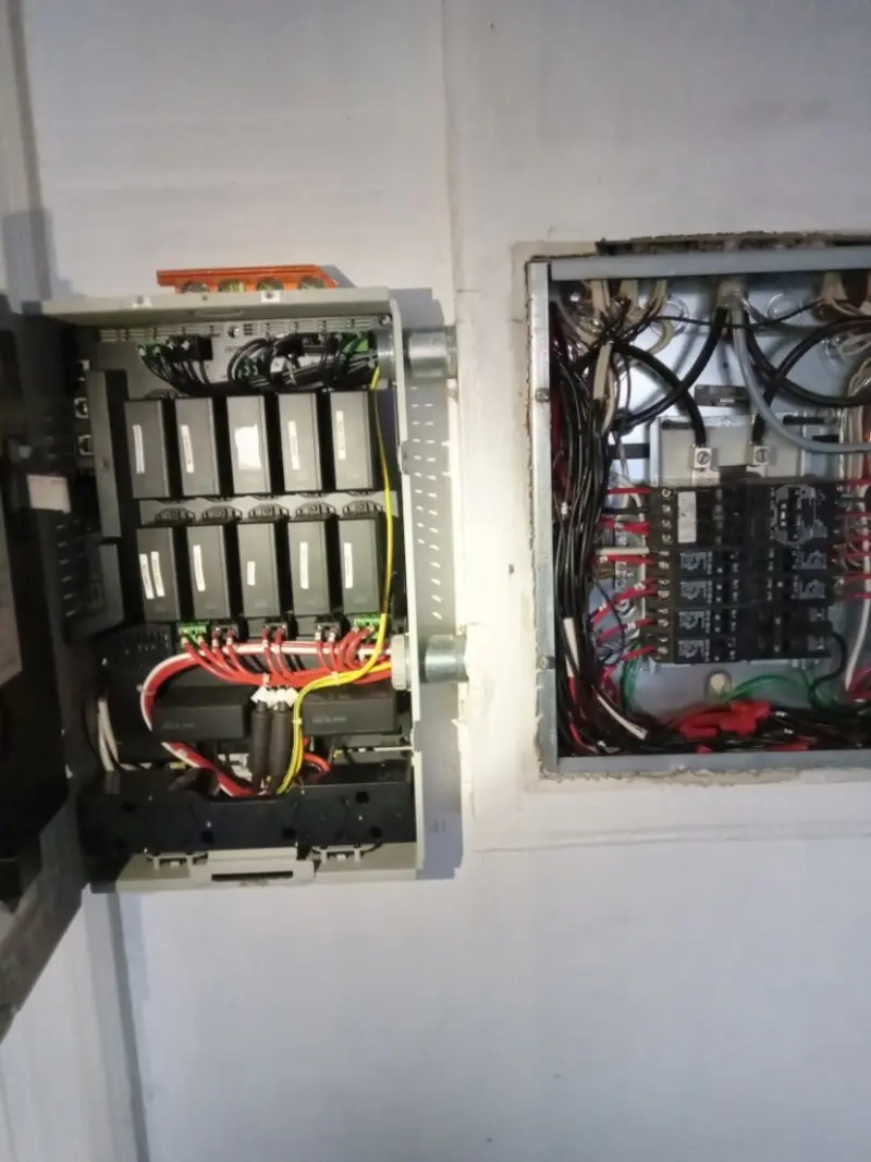 Electrical panel upgrade completed for Security Camera Wiring in Tamalpais-Homestead Valley